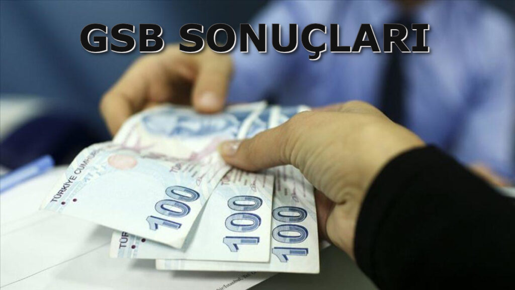 gsb başvurucu sonuçları